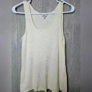 Women's BKE cream tank top.